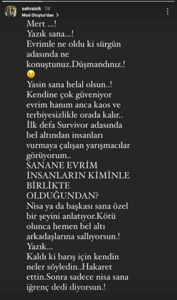 survivor evrim keklik acun ilicali ile ozel gorusmek istedi yarismacilar cileden cikti 3